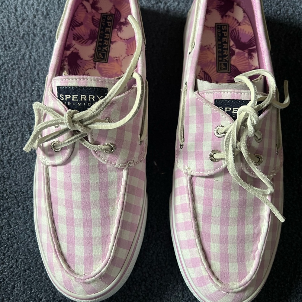 Sperry topsiders worn a couple of times.